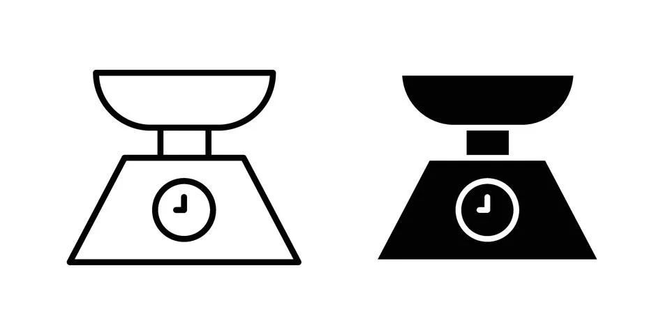 Weight icon illustration vector, icon set for apps Stock Illustration