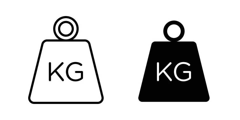 Weight icon vector design illustrations Stock Illustration