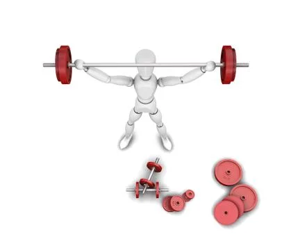 Weight lifter Stock Illustration