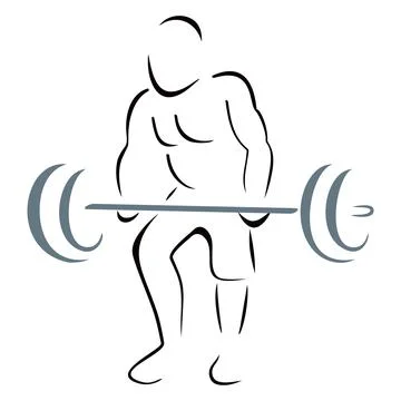 Weight lifter Stock Illustration