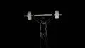Weight-lifting and javelin throwing - rotoscoping technique HD Footage