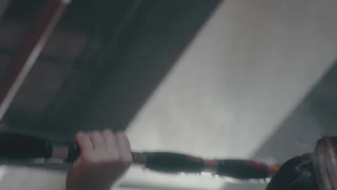 Weight lifting close Up Stock Footage 146190247