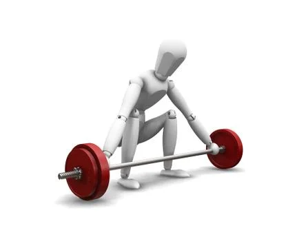 Weight lifting Stock Illustration