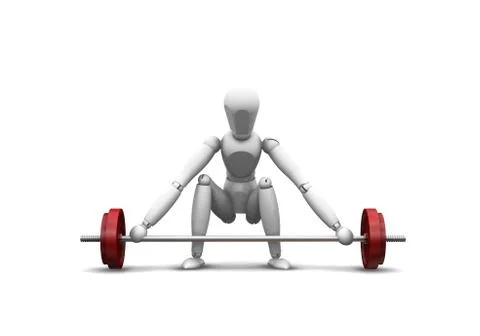 Weight lifting Stock Illustration