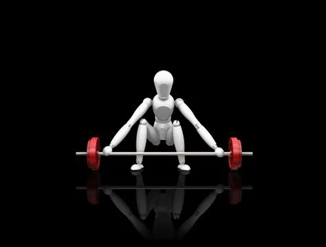 Weight lifting Stock Illustration