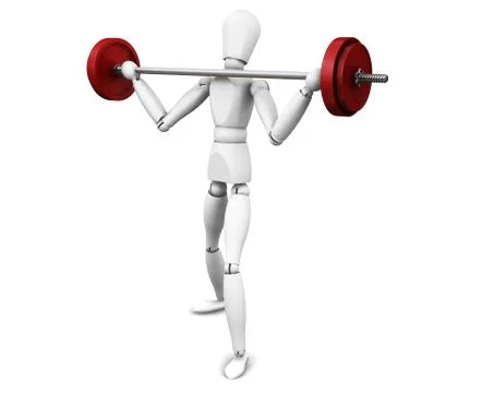 Weight lifting Stock Illustration