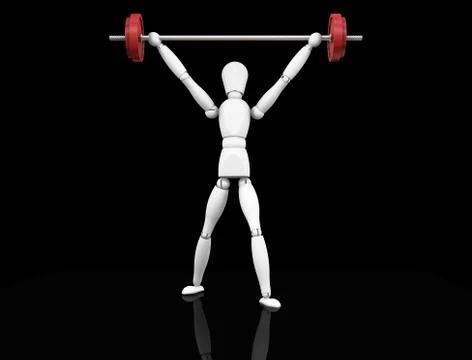 Weight lifting Stock Illustration