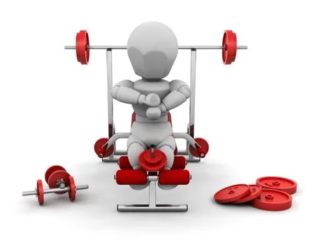 Weight lifting Stock Illustration