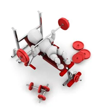 Weight lifting Stock Illustration