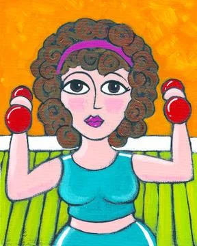 Weight Lifting Stock Illustration