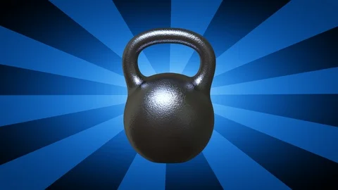 The Weight. Looping footage has 4K resolution. 3D Illustration. Stock Footage 116036699