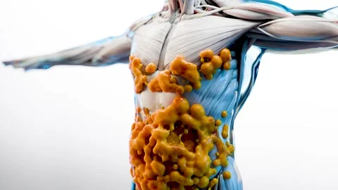 Weight loss Comparison. man body transformation. Fat belly before and after Stock Footage 312098022
