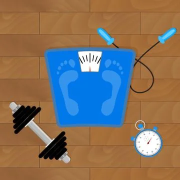 Weight Loss concept Stock Illustration