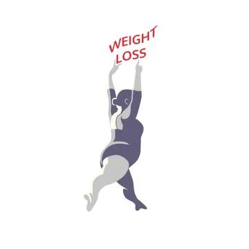 Weight loss icon Stock Illustration