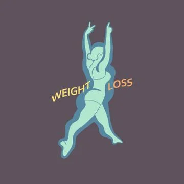 Weight loss icon Stock Illustration