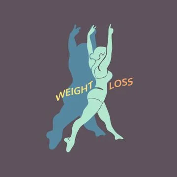 Weight loss icon Stock Illustration
