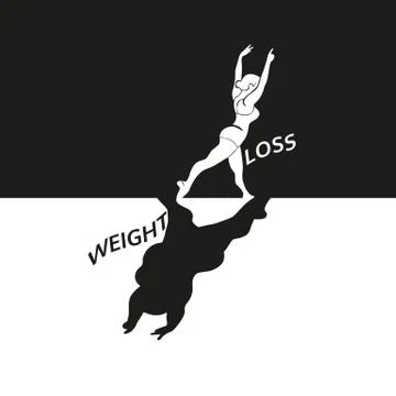 Weight loss icon Stock Illustration