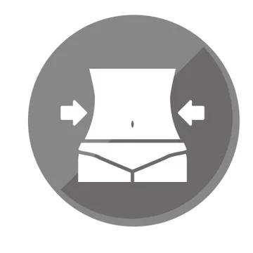 Weight loss icon image Stockillustratie