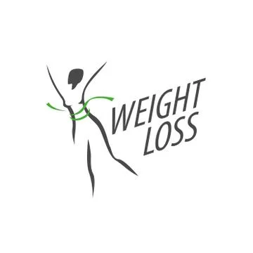 Weight loss logo Stock Illustration