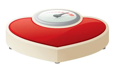 Weight of love Stock Illustration