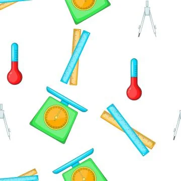 Weight pattern, cartoon style 库存插图