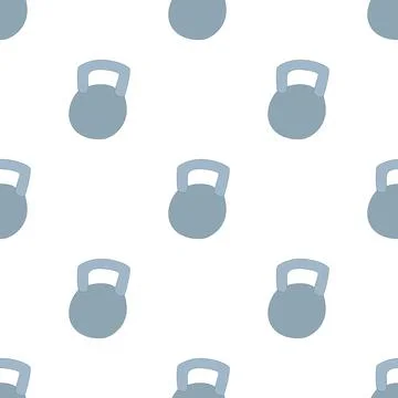 Weight pattern seamless vector Stock Illustration