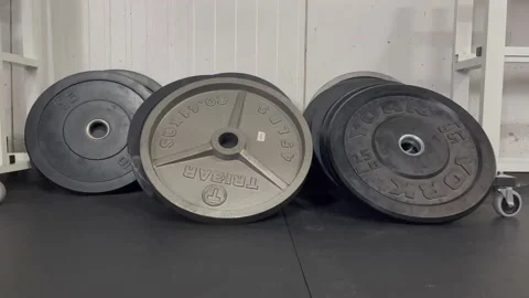 Weight plates Stock Footage 233913711