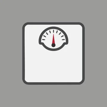 Weight scale icon design. Simple and modern weight scale icon. Ideal for us.. Stock Illustration