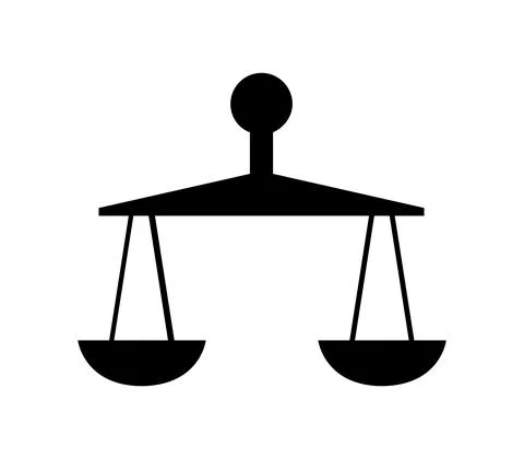 Weight scale icon illustrated in vector on white background Stock Illustration