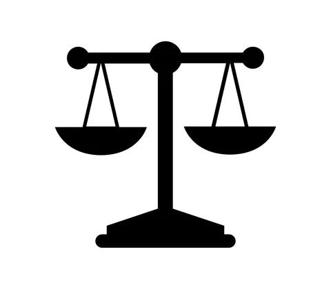 Weight scale icon illustrated in vector on white background Stock Illustration