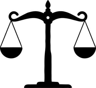 Weight Scale Icon. Scale icon in flat style. Libra symbol, balance sign. Ju.. Stock Illustration