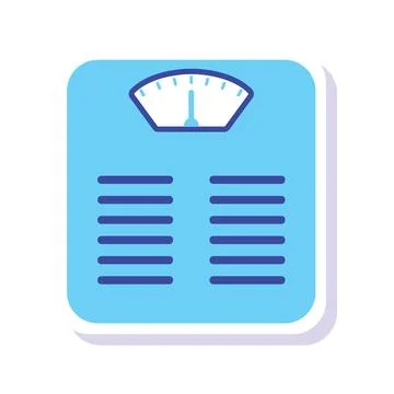 Weight Scale Icon Vector Illustration Stock Illustration