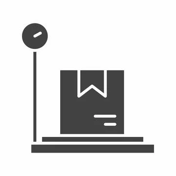 Weight Scale icon vector image. Stock Illustration