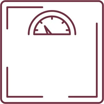 Weight scale icon vector loss weighing control Stock Illustration