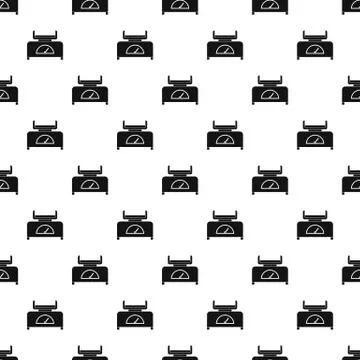 Weight scale pattern Illustrazione stock