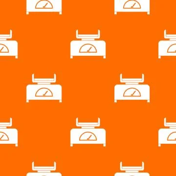 Weight scale pattern seamless Stock Illustration