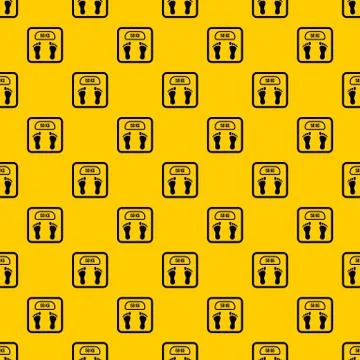 Weight scale pattern vector Stock Illustration