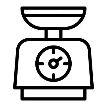 Weight scale Vector Icon Design Illustration Stock Illustration