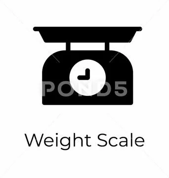 Weight Scale Vector Stock Illustration