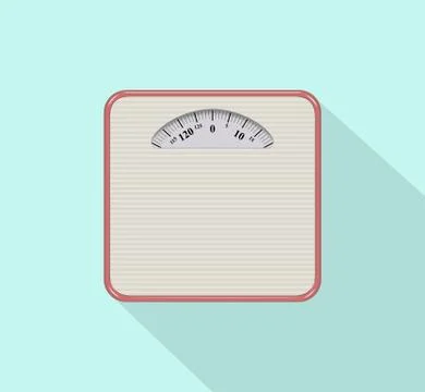 Weight scale vector illustration icon flat design Stock-Illustration