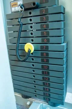 Weight stack Stock Photos