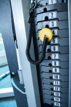 Weight stack Stock Photos