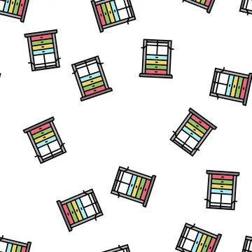 Weight training apparatus vector seamless pattern Illustrazione stock