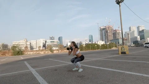 Weight workout Stock Footage 118967462