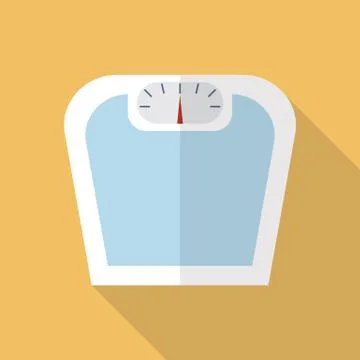 Weighting apparatus flat icon Stock Illustration