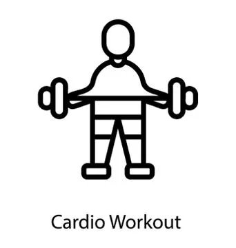 Weightlifter Avatar Vector Stock Illustration