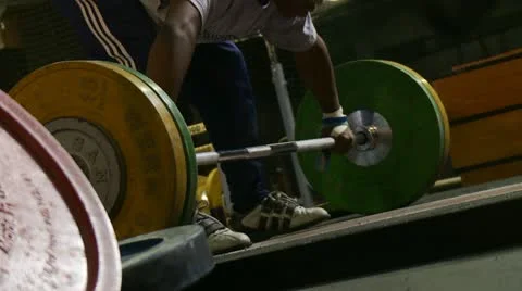 Weightlifting 01 HD Stock Footage 11516165
