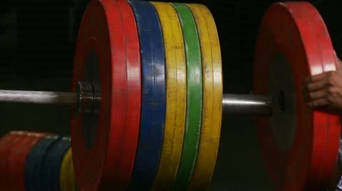 Weightlifting 09 HD Stock Footage 11516186