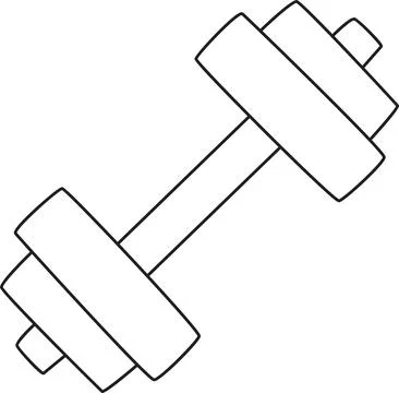 Weightlifting and Strength Training Stock Illustration