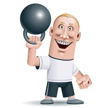 Weightlifting Stock Illustration